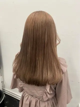 ロング カラー ヘアアレンジ nico TOKYO 渋谷所属・ブリーチ ハイトーン 特化🌈フジタハルキのヘアスタイル