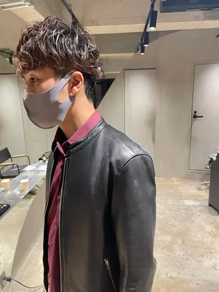 メンズ 🌈圧倒的デザイン パーマ　関和希のヘアスタイル