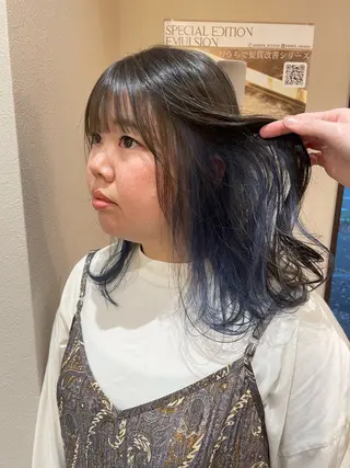 ミディアム カラー 髪質改善カラー🌈✨ 加藤 愛のヘアスタイル