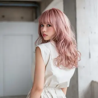 セミロング カラー 池袋/カラー特化🎨 ロング料金なし🩵のヘアスタイル