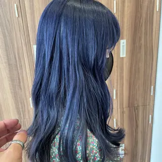 ロング カラー ナカタケ ユウのヘアスタイル