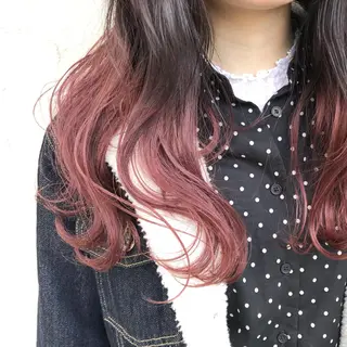 セミロング カラー 艶髪育成サロン 京橋　shinのヘアスタイル