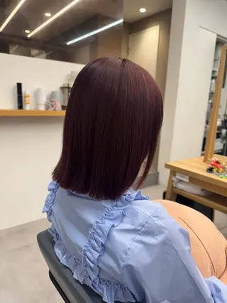 カラー うるツヤカラー💖 なるみももかのヘアスタイル