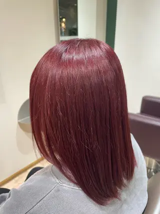 カラー ガレリアエレガンテ緑 杉浦のヘアスタイル