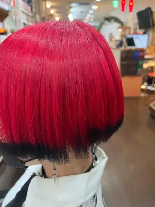 カラー まさき✂︎ブリーチ／ デザインカラーのヘアスタイル