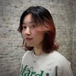 ミディアム INORI|レイヤー |ハッシュカットのヘアスタイル