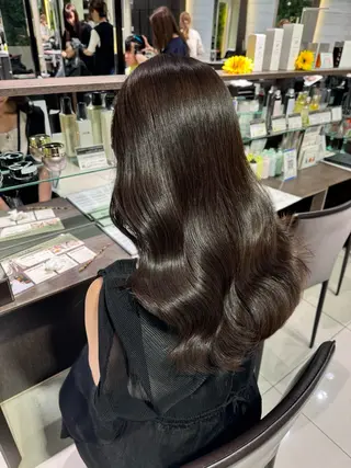 ロング kana･:* /暖色カラーのヘアスタイル