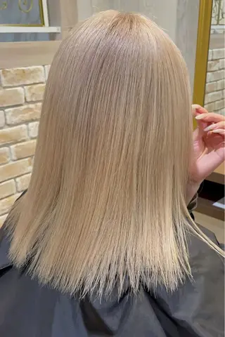 ロング カラー Lond luce心斎橋所属・🍀小川大輔🍀 ボブ/ブリーチ🥇のヘアスタイル
