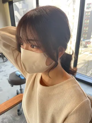 カラー La fith hair ray 札幌店所属・顔まわり/W カラー/リョウのヘアスタイル