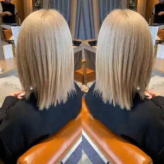 ミディアム カラー 韓国🇰🇷 ✂︎hair 内田愛のヘアスタイル