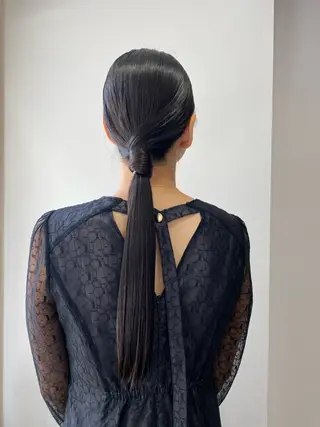 ヘアアレンジ 透明感カラー🫧 HARUKA🐰のヘアスタイル