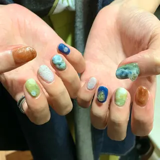 ネイル GO TODAY シェアサロン 表参道Colore店所属・K. Ayanaのネイルデザイン
