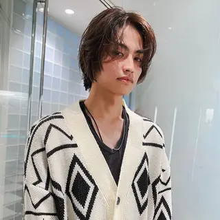 カラー メンズ 栄/矢場町 三井太朗のヘアスタイル