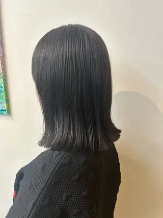 ミディアム 中西 美聖のヘアスタイル