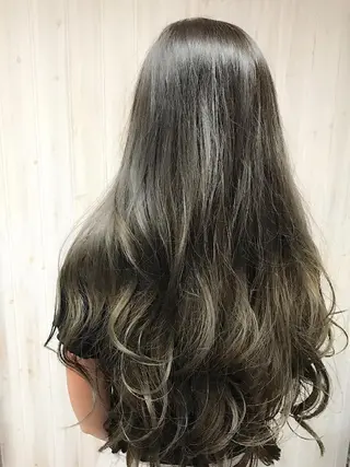 ロング カラー 吉祥寺aivee 若手注目スタッフのヘアスタイル
