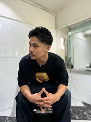 ショート Mericanbarbershop fuk所属・山田 勝士のヘアスタイル