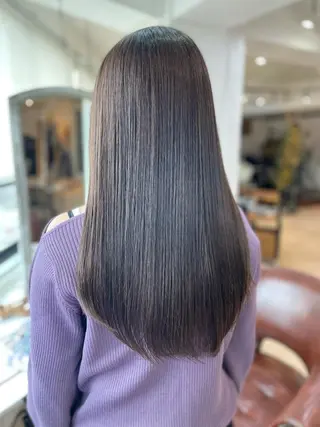 ロング カラー すずき えりのヘアスタイル