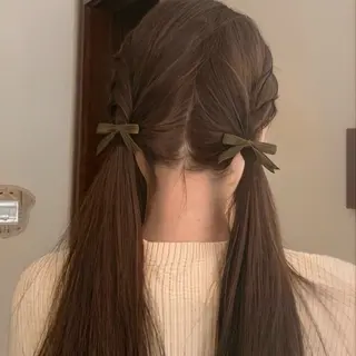 ロング カラー ヘアアレンジ hair & beauty ien.所属・依咲 isakiのヘアスタイル