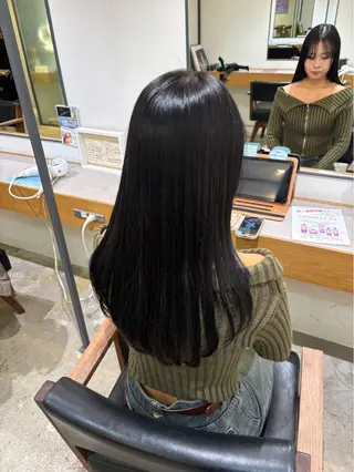 ロング 辻岡 悠稀のヘアスタイル