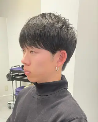 ショート メンズ calna by ELMO  上ノ井のヘアスタイル