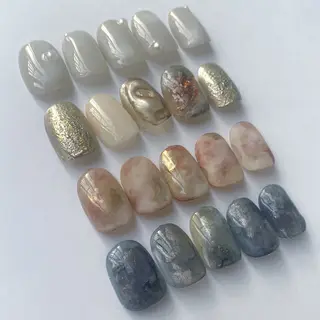 ミディアム 濵田 実沙/Manonのネイルデザイン