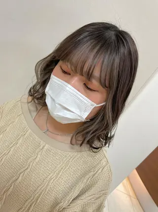 ミディアム カラー ヘアアレンジ 【Sweep】おじま のぞみのヘアスタイル