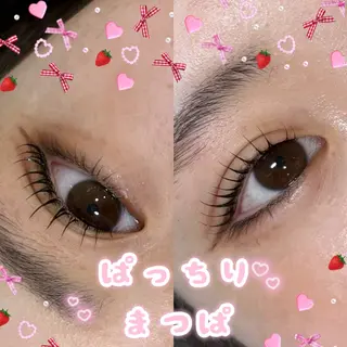 マツエク・マツパ m.wish Yuna🍒のマツエク・マツパデザイン