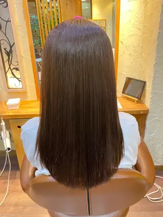 ロング カラー パーマ ヘアアレンジ メンズ キッズ ネイル マツエク・マツパ emu所属・🌈髪質改善・美髪矯 正・平野瀬乃🌈のヘアスタイル