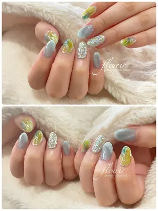 ネイル フルリール 【プライベートサロンのネイルデザイン