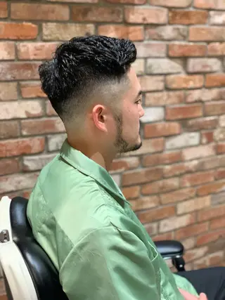 ショート メンズ HIROGINZAプレミアムバーバー赤坂店所属・田中 千恩のヘアスタイル