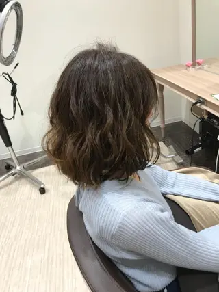 ミディアム カラー Miku❇️ フェイスレイヤーのヘアスタイル