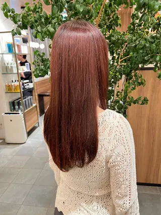 ロング カラー カワハラ ヒナコのヘアスタイル