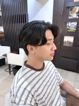 パーマ メンズ mio/【日本橋】 パーマモデルのヘアスタイル