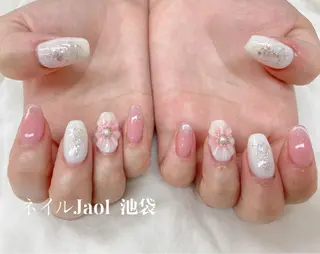 ミディアム nail jaol池袋店所属・ネイルJaol 池袋のネイルデザイン