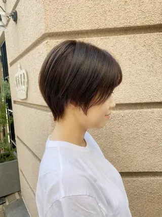ショート カラー 美髪❣️縮毛矯正/ 髪質改善✨/山本のヘアスタイル