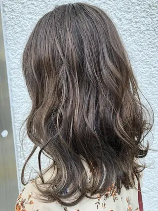 セミロング GRADEN西川田店所属・GARDEN西川田店 keiのヘアスタイル