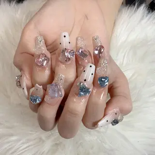 ネイル 🎀 Lemode ワンホンネイル🎀のネイルデザイン