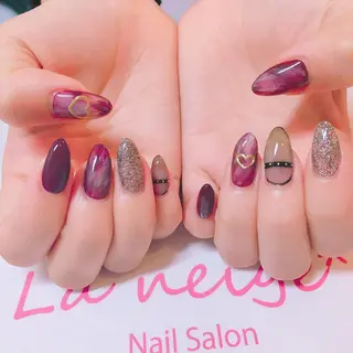 ネイル La neige* yuki 🥯🍑のネイルデザイン