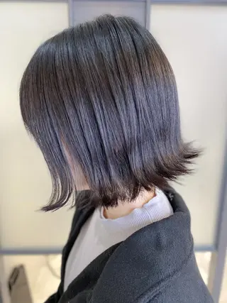 ミディアム カラー SALOWIN神戸三宮East店所属・【透明感、艶髪】西村 有司のヘアスタイル