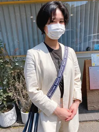 ショート merc. 福田茜のヘアスタイル