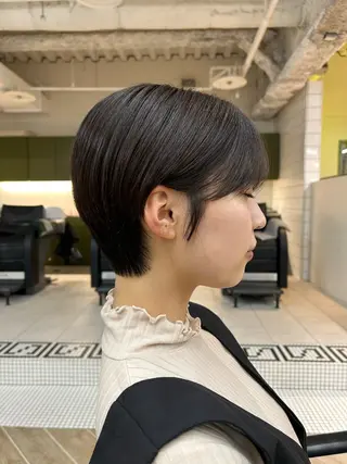 ショート 新潟/万代/レイヤー 韓国風/明間未来のヘアスタイル