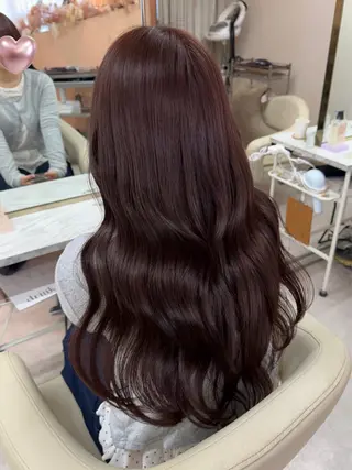 ロング カラー ♡韓国/レイヤー カット/Ayana♡のヘアスタイル