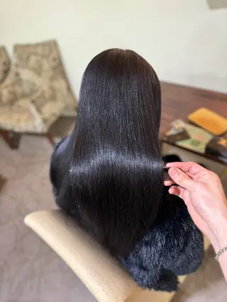 ロング ヘアーメイクポリッシュ桂所属・山﨑 将弥のヘアスタイル