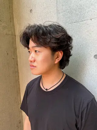 パーマ メンズ 似合わせカット /パーマ岡本淳平のヘアスタイル