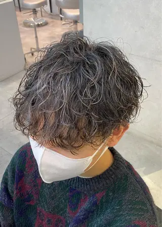 カラー パーマ メンズ 新宿【メンズパーマ】 塩澤太一のヘアスタイル