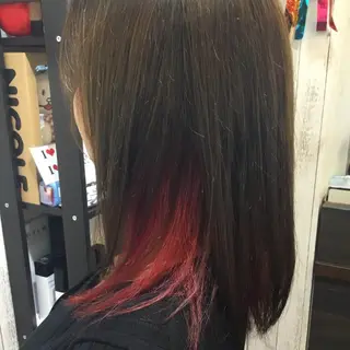 セミロング カラー embrace エンブレイスのヘアスタイル