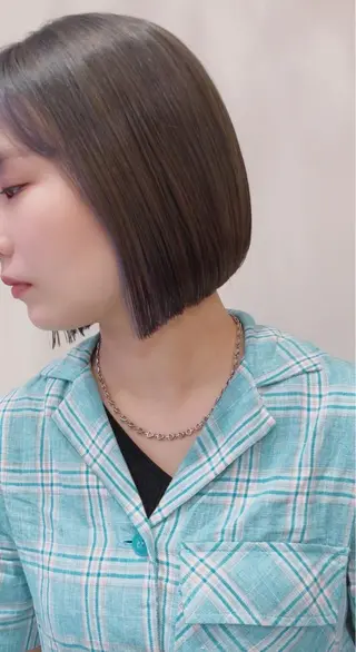 ミディアム 安藤 明日翔のヘアスタイル