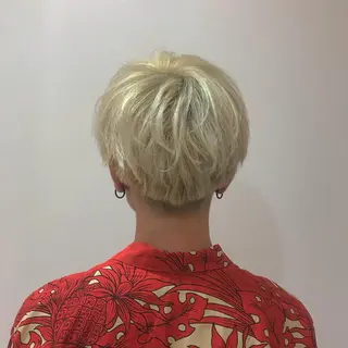 カラー 透明感カラー/ボブ / MARIE🍇のヘアスタイル