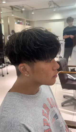 メンズ SALOWIN渋谷caldo店B1所属・岐津公太 メンズ縮毛矯正のプロのヘアスタイル