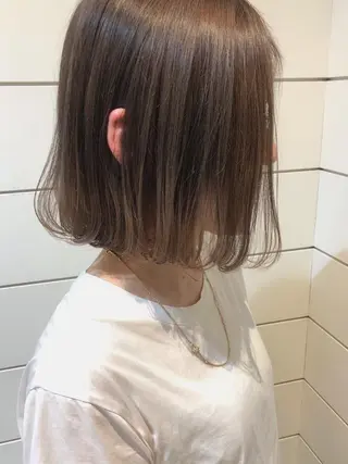 ミディアム カラー 赤み消し/透明感 🪽◝✩ 武者春花のヘアスタイル